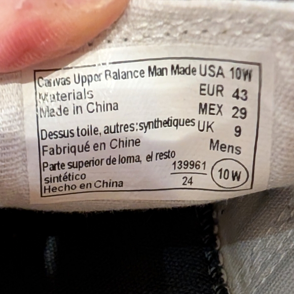 Men's Shoes. The Brand name is Dexter Comfort and the color is Dark Grey. - Picture 4 of 4